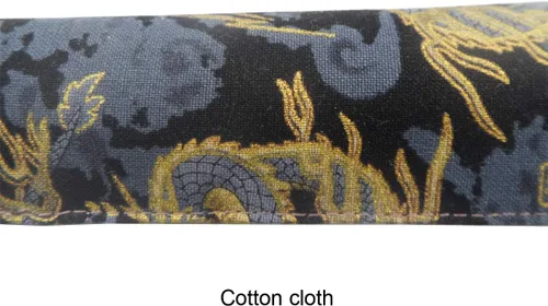 Miniatura 3 de Estuche de tela para pluma estilográfica, soporte para bolígrafo de bolsillo, funda vintage para bolígrafo, dragón negro, 1 paquete