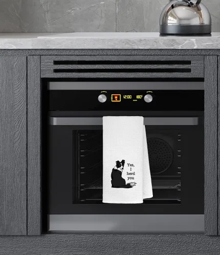 Miniatura 2 de Yes I Herd You - Toallas de cocina de pastor australiano, paños de cocina de 24 x 16 pulgadas, divertidos paños de cocina para cachorros, toallas