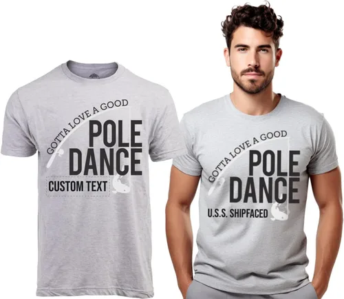 Miniatura 3 de Ann Arbor T-Shirt Co. Gotta Love un buen Pole Dance Funny caña de pesca humor pescador playera Unisex