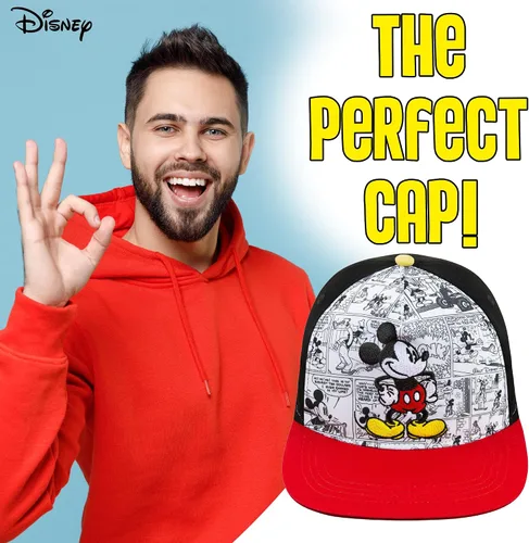Miniatura 3 de Disney Gorra de béisbol de Mickey Mouse Comics tallas para jóvenes y adultos ajustable 100 algodón