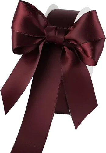 Miniatura 8 de Cinta de satén blanca de 1 pulgada de doble cara, 25 yardas para envoltura de regalos, ramo de novia, decoración de boda, decoración de fiesta