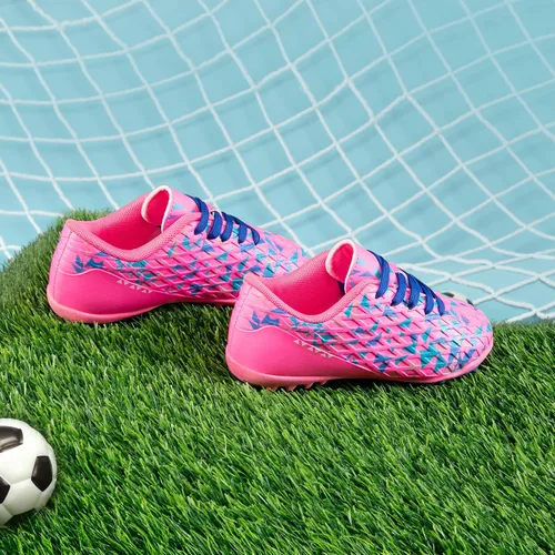 Miniatura 5 de DREAM PAIRS Zapatos de fútbol para césped artificial para niños y niñas con cordones para niños pequeñosgrandes
