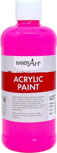Miniatura 60 de Pintura acrílica para estudiantes, artesanías de 16 onzas. Plateado metálico