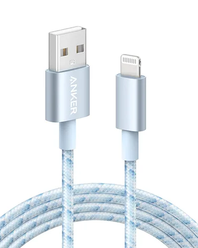Miniatura 15 de Anker - Cable USB A a Lightning (1.8 m, 1 unidad), cable USB a Lightning de nailon certificado MFi para iPhone 14/13/12/11 Pro/11/XS MAX/XR/8/7/6s