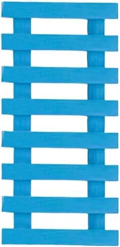 Miniatura 18 de Soporte de madera para flores, para colgar en la pared, para plantas, escalada, para interior, salón, balcón, tres tamaños Azul