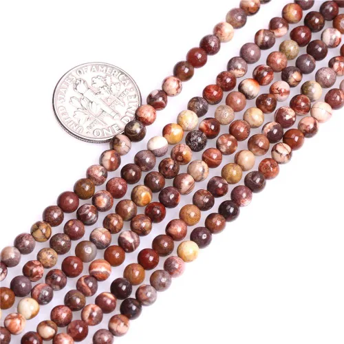Miniatura 49 de GEM-Inside - Cuentas sueltas de ágata verde con bandas de energía natural, cuentas de energía natural para hacer joyas, 0.315 in, redondas, 15 Ágata