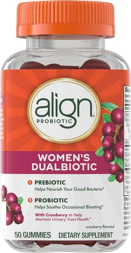 Miniatura 7 de Align Salud de la mujer, prebiótico + probiótico, con arándano para la salud femenina, ayuda a nutrir y añadir buenas bacterias para la salud