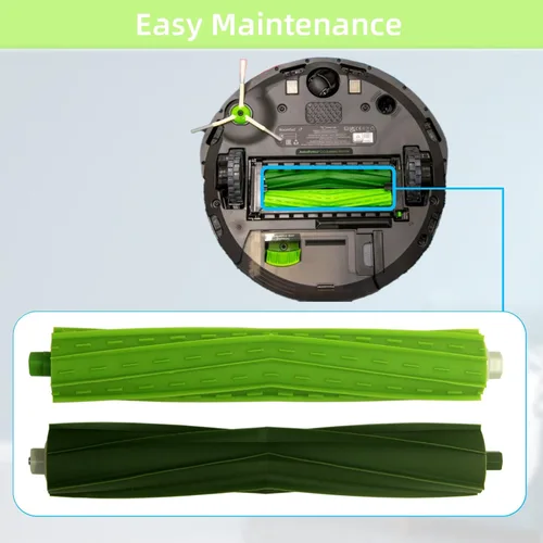 Miniatura 5 de Juego de 2 piezas de cepillo de repuesto compatibles con Roomba i, e & j Series - Compatible con i3 i3+ i4 i4+ i6 i6+ i7 i7+ i8 i8+, e5 e6 e7, j6+