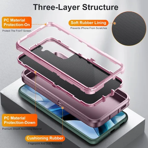 Miniatura 6 de Funda protectora para Galaxy S22 para mujer, a prueba de caídas híbrida, resistente, resistente, a prueba de golpes, ajuste delgado, para Galaxy