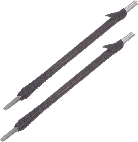 Miniatura 7 de uxcell Cuchillo para tallar cinceles de madera, carburo de tungsteno de 0.197 in, punta plana, herramienta de mano para carpintería, Graver de 5.906