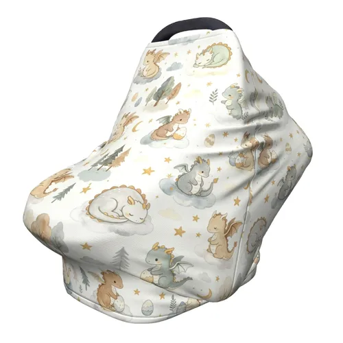 Miniatura 16 de Fundas de asiento de coche de ganso para bebé, toldo multiusos para niños y niñas, funda elástica para asiento de automóvil, regalos de ducha