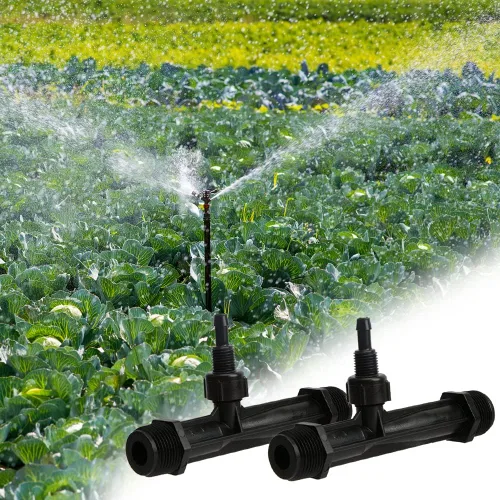 Miniatura 2 de RUIAN Venturi de riego de 3/4 pulgadas, inyectores de fertilizantes, tubo de agricultura, herramienta de plástico negro para jardín al aire libre