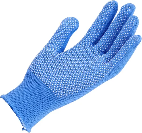 Miniatura 6 de Juvale Guantes de jardín para mujer, 6 pares (12 unidades), rosa, morado y azul, guantes de jardinería a prueba de espinas y resistentes a