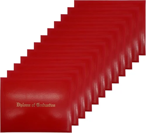 Miniatura 21 de GraduationMall Cubierta impresa para diploma para certificado 8.5 x 11 pulgadas, real, paquete de 1