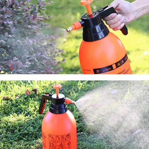 Miniatura 4 de 2 pulverizadores de bomba de jardín de 68 oz/0.5 galones, botella de presión de mano de latón, boquilla ajustable de gran capacidad para agua