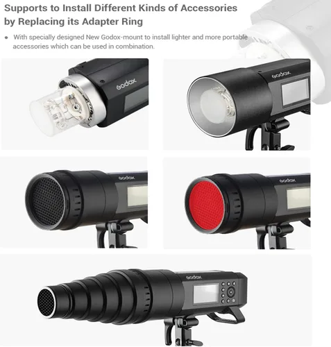 Miniatura 5 de Godox AD400Pro Witstro - Flash para exteriores todo en uno