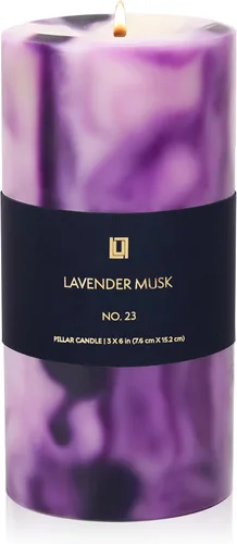 Miniatura 3 de Lulu Candles - Sexy Man (vela de pilar de 3 x 6 pulgadas) - Velas de alta calidad altamente perfumadas en caja de regalo para el hogar y la oficina