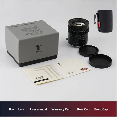 Miniatura 9 de TTartisan Lente de inclinación F1.4 de 1.969 in, compatible con cámaras Sony E-Mount sin espejo de fotograma completo Alpha a7 a7II a7III a7R a7RII