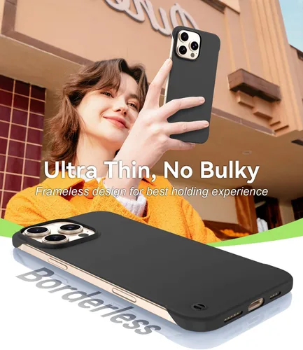 Miniatura 2 de GRECAZO Funda magnética delgada para iPhone 15 Plus de 6.7 pulgadas (2023), ultrafina, ligera, duradera, sin marco, mate, rígida, MagSafe con anillo