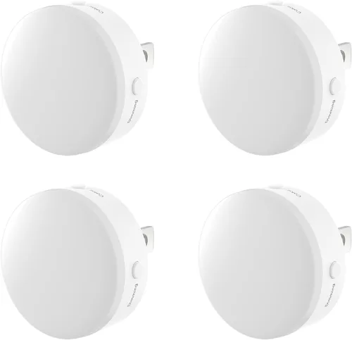 Miniatura 13 de Luz nocturna enchufable, mini luces nocturnas LED regulables para niños, sensor automático del atardecer al amanecer, lámpara nocturna de encendido