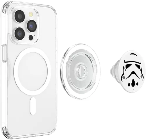 Miniatura 4 de Star Wars Storm Trooper - Plantilla para casco PopSockets MagSafe PopGrip para iPhone