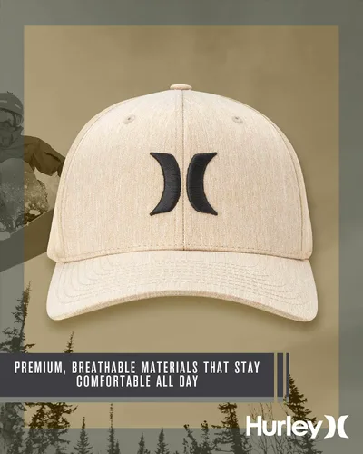Miniatura 46 de Hurley Gorras para hombre - One & Only Flexfit Textures Cap - Sombreros ajustados para hombre, S-XL