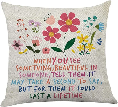Miniatura 8 de Littlefa Funda de Almohada Be The Sunshine, Fundas de Almohada de Sol, Funda de Almohada Decorativa Sunshine, Funda de Almohada Decorativa de Flores