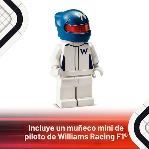Miniatura 4 de LEGO Speed Champions Williams Racing FW46 F1 - Juego de construcción para niños, niños y niñas, a partir de 10 años, auto de juguete para fanáticos