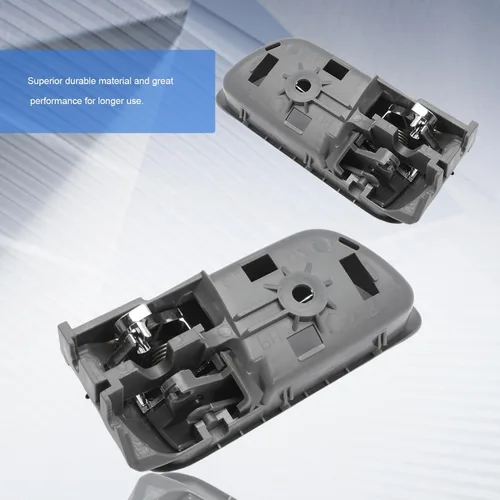 Miniatura 2 de 2 piezas de manijas interiores de puerta cromadas para Camry 2002-2006 lado izquierdo y derecho, manija de puerta gris interior delantera trasera