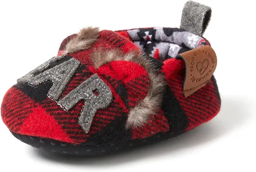 Dearfoams Regalos de Navidad - Pantuflas de Oso Familiares a juego para bebés y niños