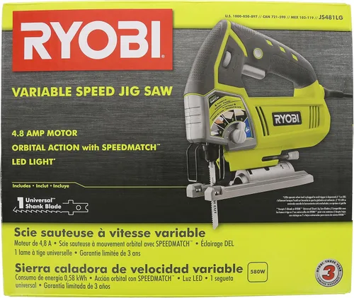 Miniatura 7 de Sierra JIG orbital de velocidad variable con cable de 4.8 amperios