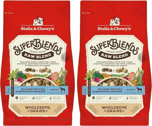 Miniatura 17 de Stella & Chewy's SuperBlends - Mezcla cruda con granos sanos, receta de pescado blanco y salmón capturados en la naturaleza con superalimentos