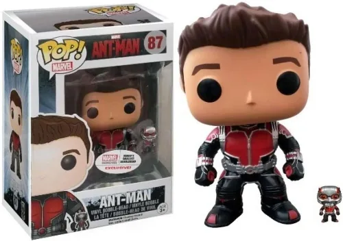 Miniatura 4 de POP Marvel: Avengers - Figura de vinilo exclusiva de Ant-Man Unmasked (incluye funda protectora compatible con POP Box), multicolor, 3.75 pulgadas
