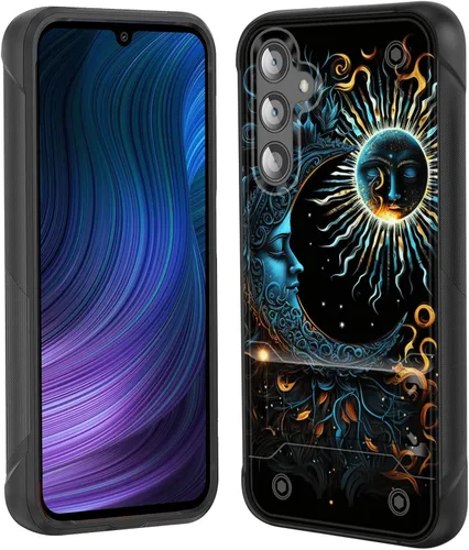 Miniatura 18 de Funda para Galaxy S24 Plus con soporte, doble capa híbrida de policarbonato duro y silicona suave, resistente a prueba de golpes, funda protectora