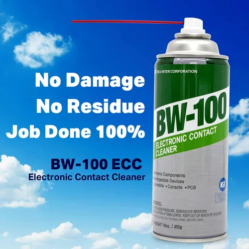 Miniatura 8 de BW-100 Aerosol limpiador electrónico no inflamable de contacto - Limpia de forma segura Joycons, computadoras, PCB y más - Elimina el polvo