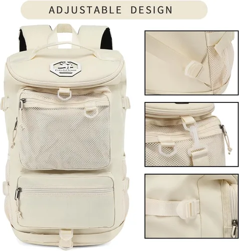 Miniatura 5 de gimnasio bolsa de lona mochila bolsa de lucha libre con compartimento para zapatos 4 tipos de método trasero impermeable deportes caminando portátil