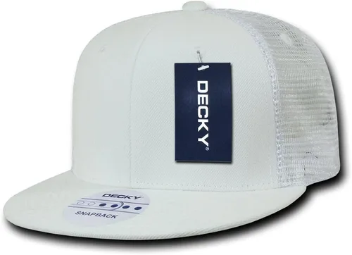 Miniatura 5 de DECKY Gorra de camionero de factura plana de 6 paneles