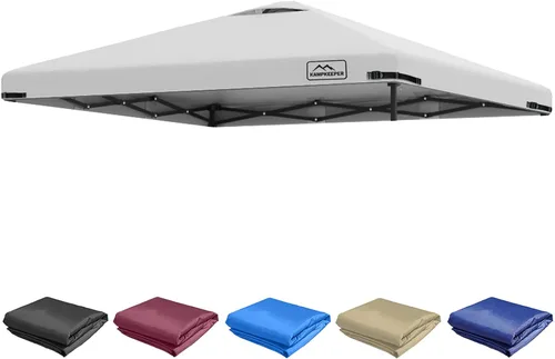 Miniatura 76 de KAMPKEEPER Cubierta de Repuesto Superior para Carpa Toldo Emergente con Ventilación de Aire y Correa Elástica Ajustable, Poliéster Resistente a Azul