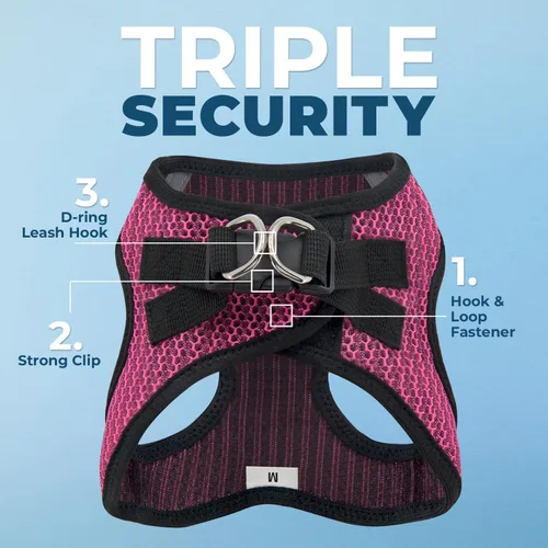 Miniatura 196 de Best Pet Supplies Voyager Step-in Air - Arnés para mascotas, malla para todo tipo de clima, reflectante, arnés sin tirón para perros y gatos - Arnés