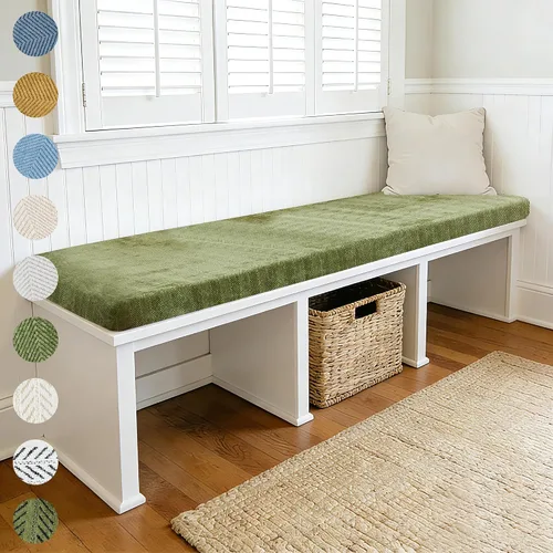 Miniatura 11 de Cojín personalizado para ventana de bahía, cojín de asiento de ventana, cojín de asiento personalizado para alféizar de ventana, cojines de espuma