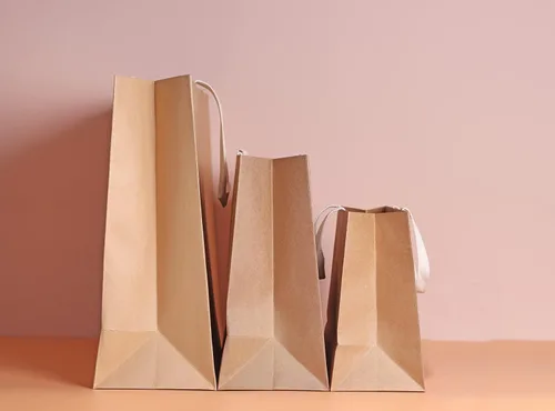 Miniatura 6 de 6 bolsas de papel marrón natural de 21.7 x 6.1 x 15.7 pulgadas (4) bolsas de papel marrón natural, gigantes, gigantes, enormes XL, gruesas