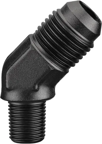 Miniatura 26 de EVIL ENERGY Adaptador de ajuste de 6AN a 3/8" NPT macho de 90 grados, aluminio