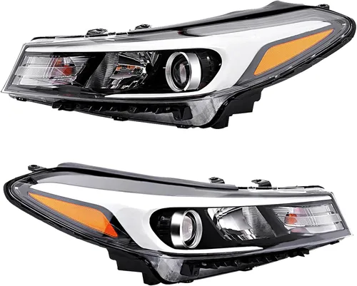 Miniatura 13 de Para 2010 2011 Forte/Forte Koup LX/EX 2012 2013 Faros Reemplazo Izquierdo Lado Conductor Fábrica Halógeno Faro Negro Carcasa Ámbar Esquina