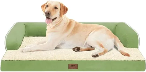 Miniatura 30 de Cama ortopédica impermeable para perros pequeños, cama para perros de tamaño mediano, cómoda cama para mascotas y gatos con lados, funda extraíble