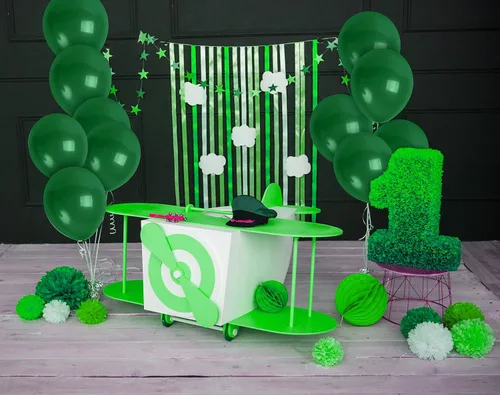 Miniatura 8 de Treasures Gifted - Globos de un solo color mate, Verde Pino