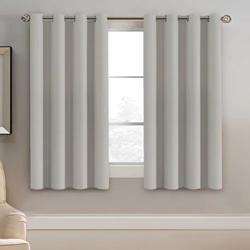 Miniatura 125 de H.VERSAILTEX - Cortinas blackout con aislamiento térmico y ojales en la parte superior, para patios, puertas correderas y división de habitaciones