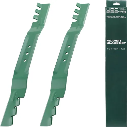 Miniatura 14 de UDC Parts GY20852 Hojas de corte de 48 pulgadas para John Deere D140 E140 S140 Z355E GX21784 GX21786 S170 E170 LA130 LA145 D160 S160 E160 E150 D155
