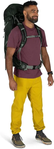 Miniatura 13 de Osprey Talon 44L Mochila de senderismo ligera para hombre, mochila para viajes y campamento, negro/gris carbón, L/XL