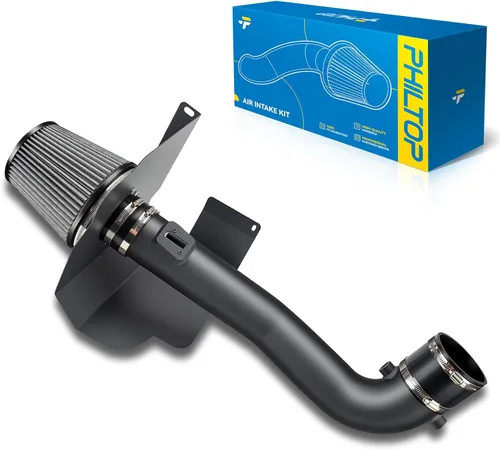 Miniatura 44 de PHILTOP Kit de entrada de aire frío de 3.7" Sistema compatible con Ford F250/F350/F450/F550 Super Duty 2003 2004 2005 2006 2007 V8 6.0L, Excursion