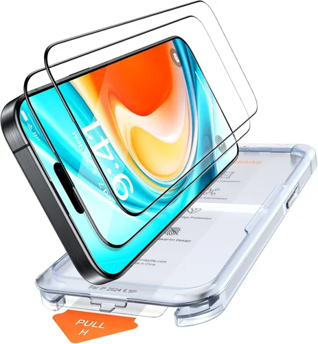Miniatura 12 de TORRAS Protector de pantalla para iPhone 17 Pro Max [12 pies de grado militar inastillable] [9H+ vidrio templado aeroespacial] Protector de pantalla
